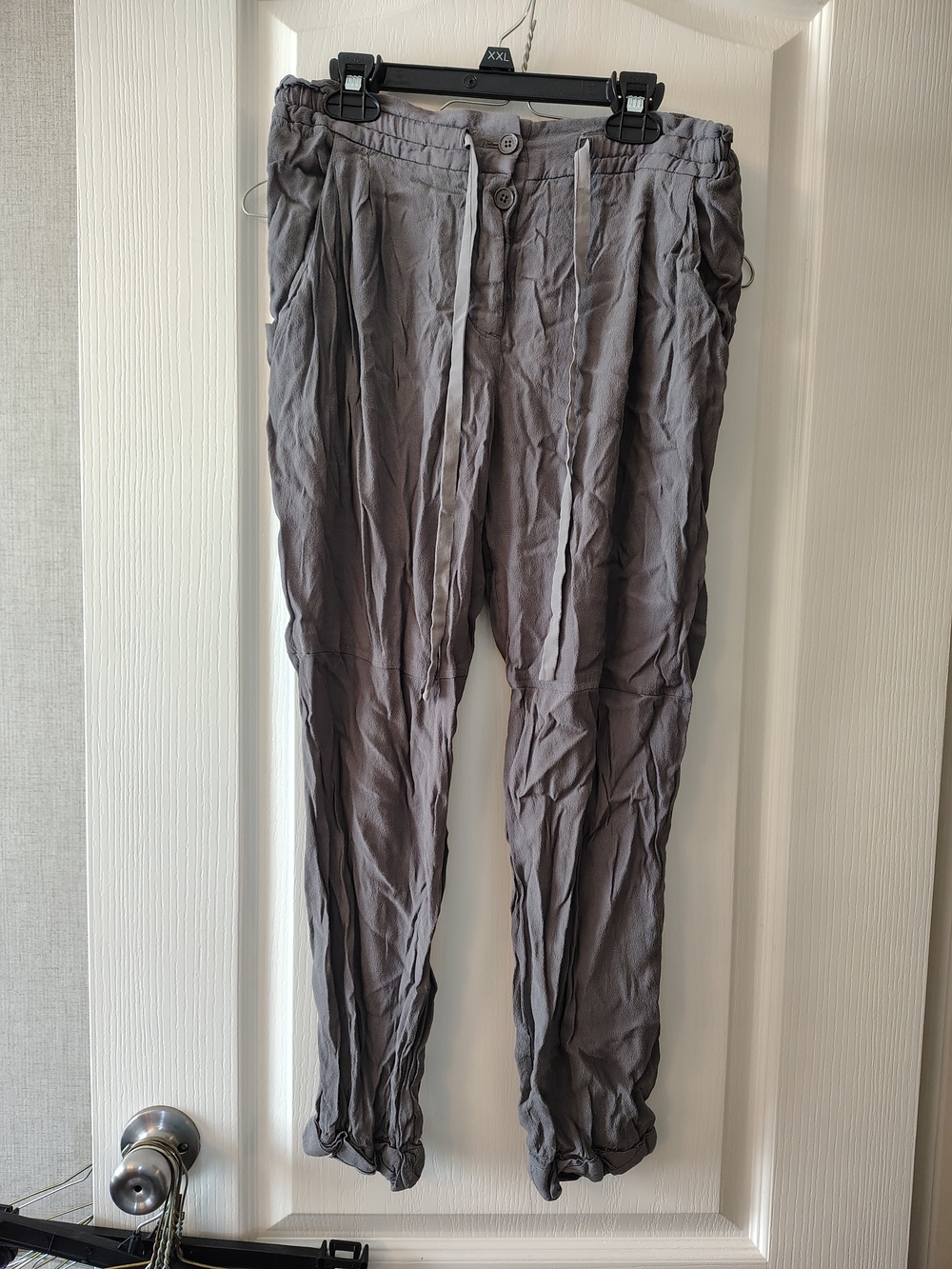 Wilfred Women's Drawstring Trousers in Gray